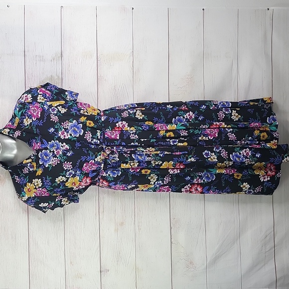 Time and Tru floral button-down dress sz XXL 20 - Picture 1 of 13